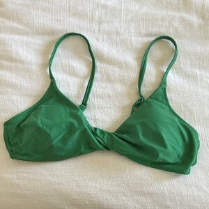 Aerie Green Bikini Top